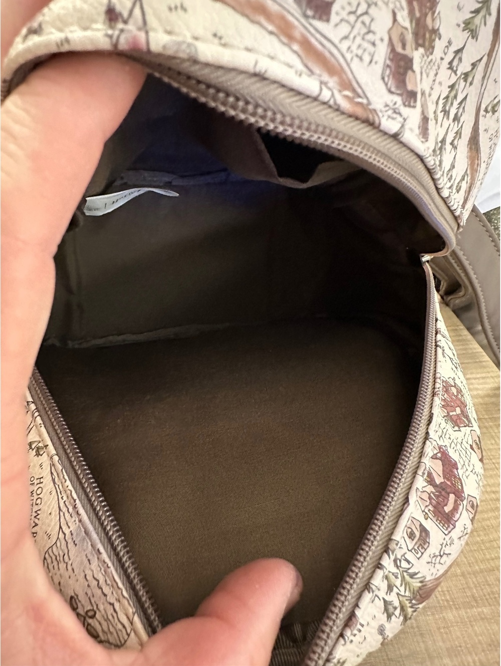 Loungefly Harry Potter Marauder’s Map Mini Backpack Discontinued Hogwarts Rare - Picture 7 of 8
